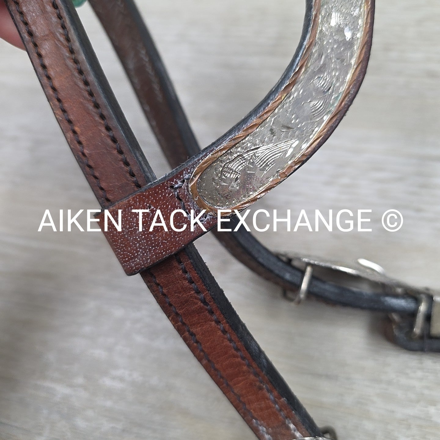One Ear Headstall, Brown, No Reins