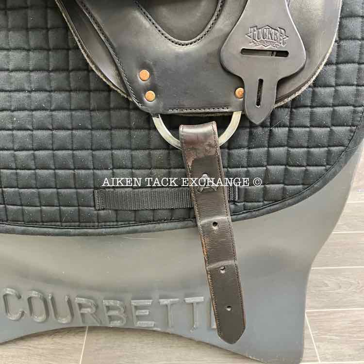 2005 Tucker 146 Classic River Plantation Endurance Saddle, 17.5" Seat, Medium Tree - Semi QH Bars