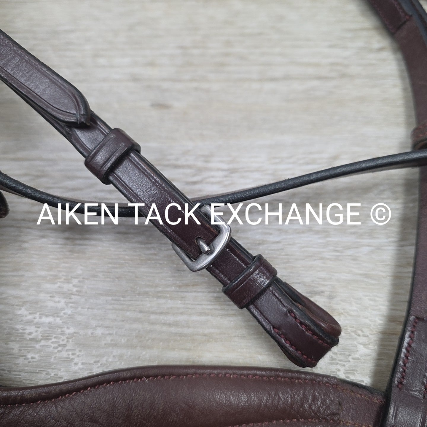 Artemis Equestrian Victory Bridle, Missing Browband, No Reins, Brown, Oversize