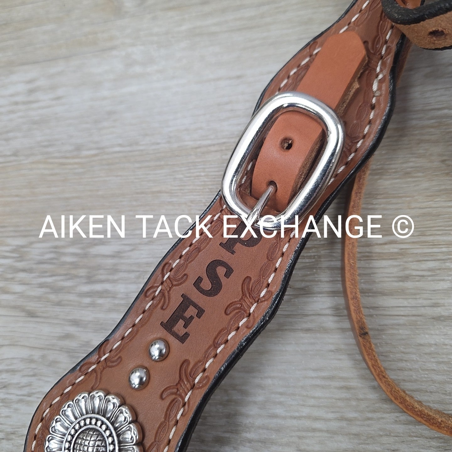 One Ear Western Bridle with Matching Wither Strap