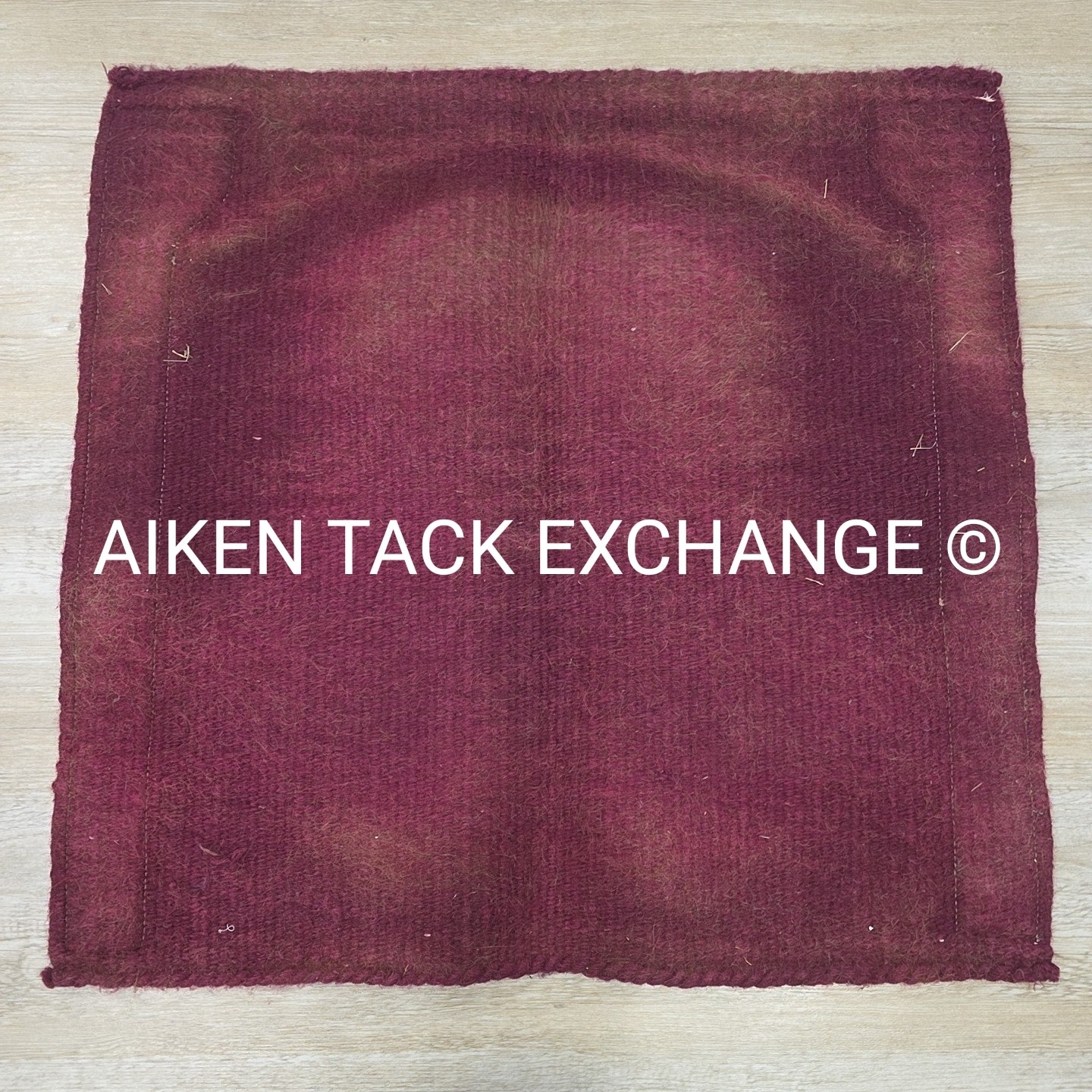 Tooled Trim Western Saddle Pad, 34" x 35"