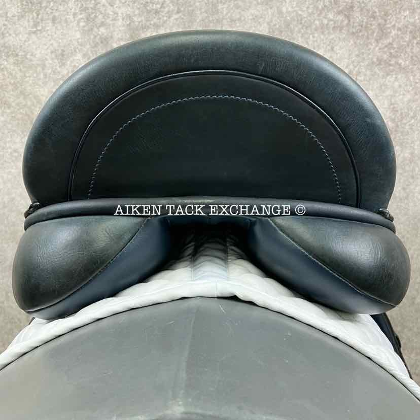 2018 Custom Saddlery Icon Star Monoflap Dressage Saddle, 17.5" Seat, Adjustable Tree, Wool Flocked Panels