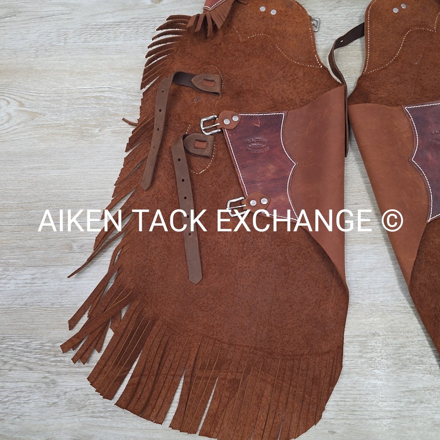 Montana Leathermaker BA Bryan Lindberg Cropped Fringe Chaps, Women's S/M