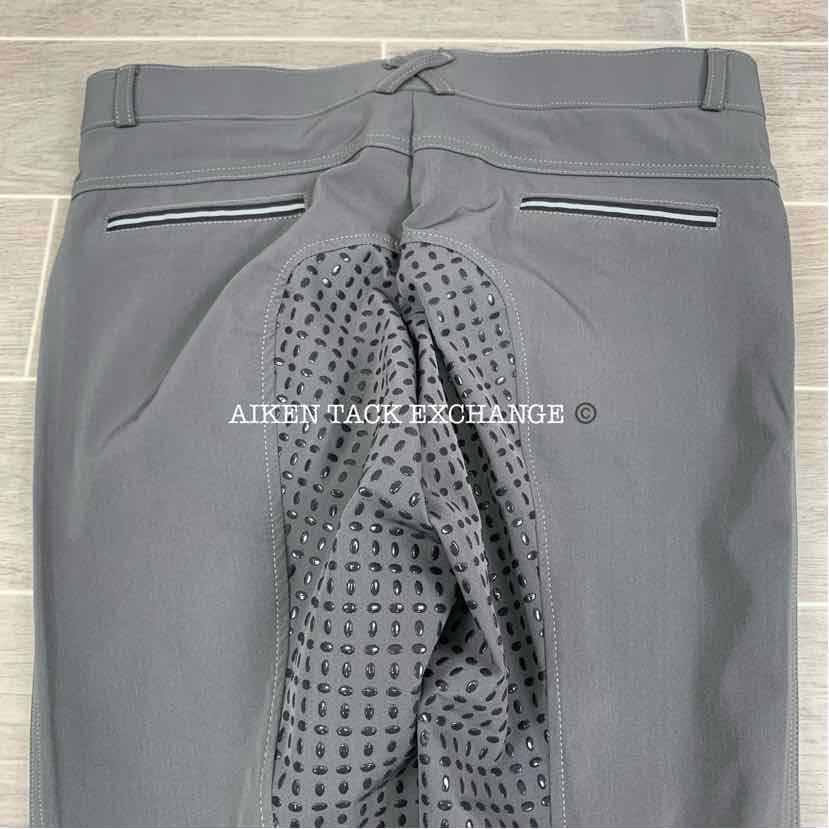 KL Select USG "Ava" Silicone Full Seat Breeches, Size 32