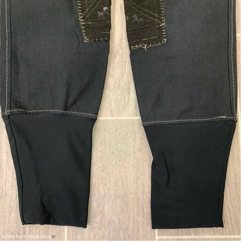 BARGAIN BUNDLE: 2 Pairs of Knee Patch Breeches, Equine Couture & HKM, Size 28
