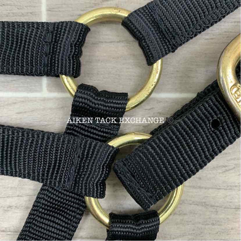 BMB Nylon Halter, Black, Size Large / Oversize