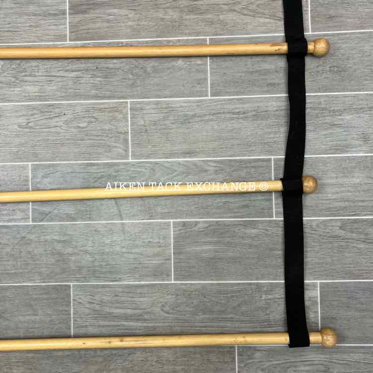 Hanging Wooden Blanket Rack