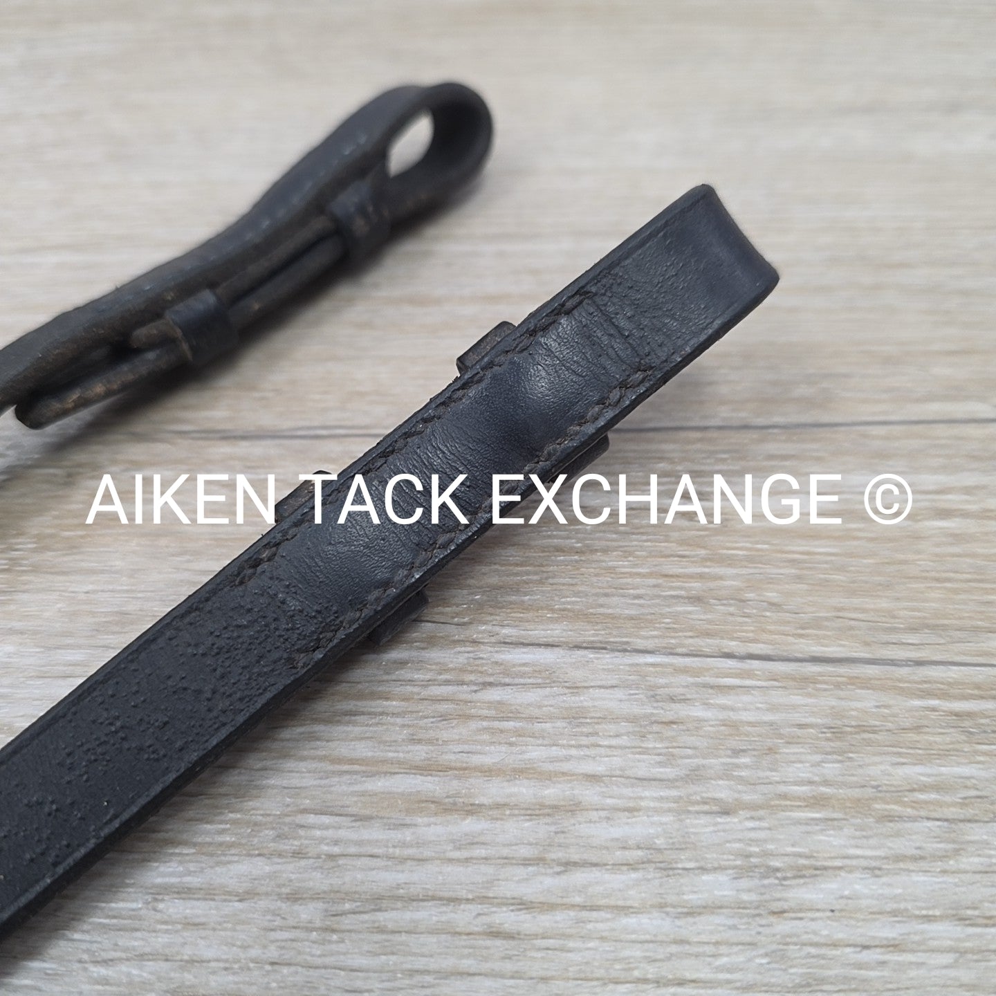 Stubben Rubber Reins, Black, 56"