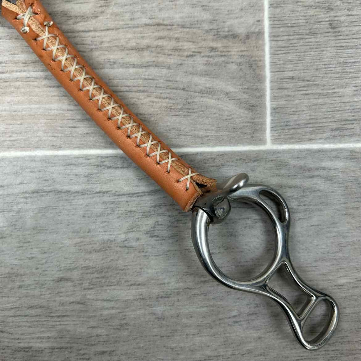 Leather Covered Mullen Mouth Braden Direct Bit 5"