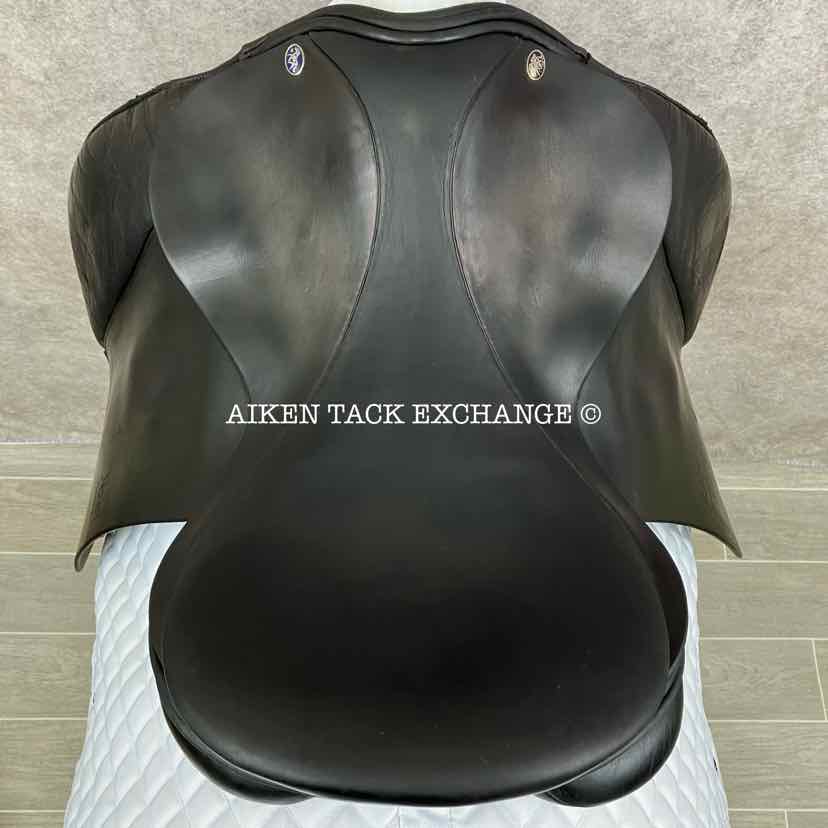 2011 Frank Baines Balance Zenith Dressage Saddle, 18" Seat, XX-Wide Hoop Tree, Wool Flocked Panels