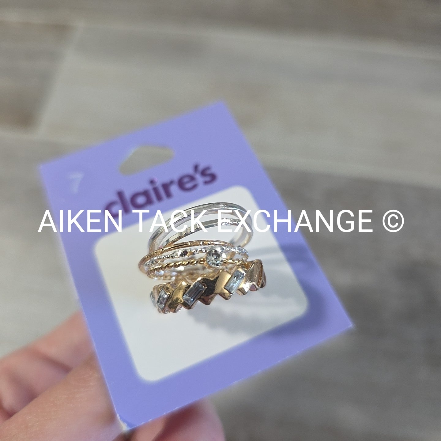 Claire's Stackable Rings - Size 7