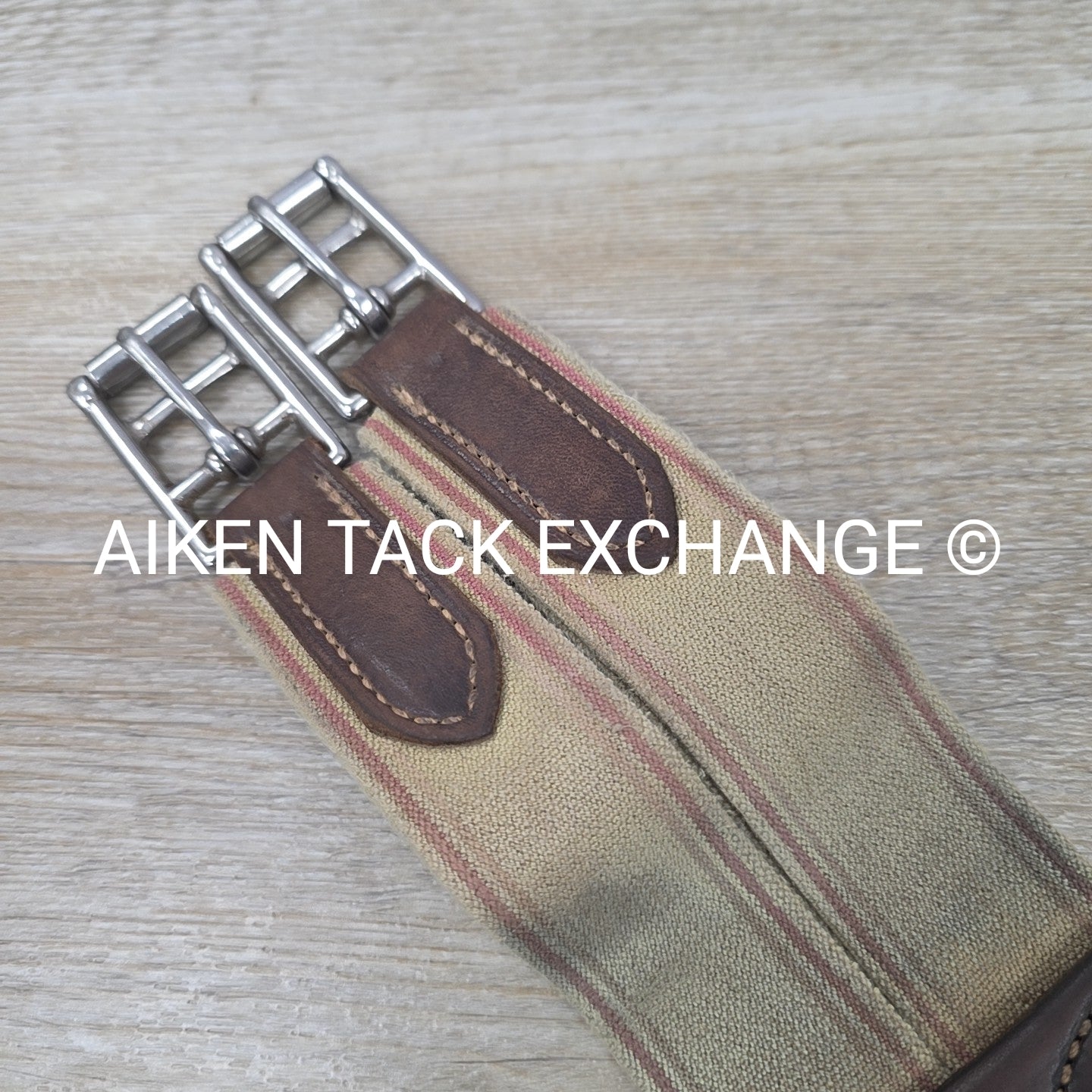 SmartPak Classic Hunter Girth with Double End Elastic, Brown, 48"