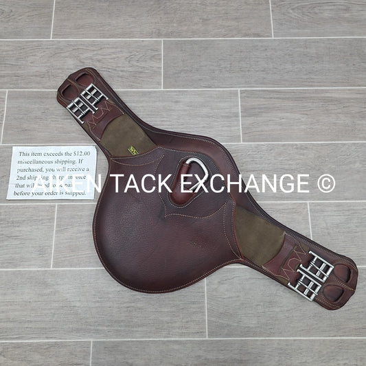 Devoucoux Belly Guard Stud Guard Girth, Brown, 24"