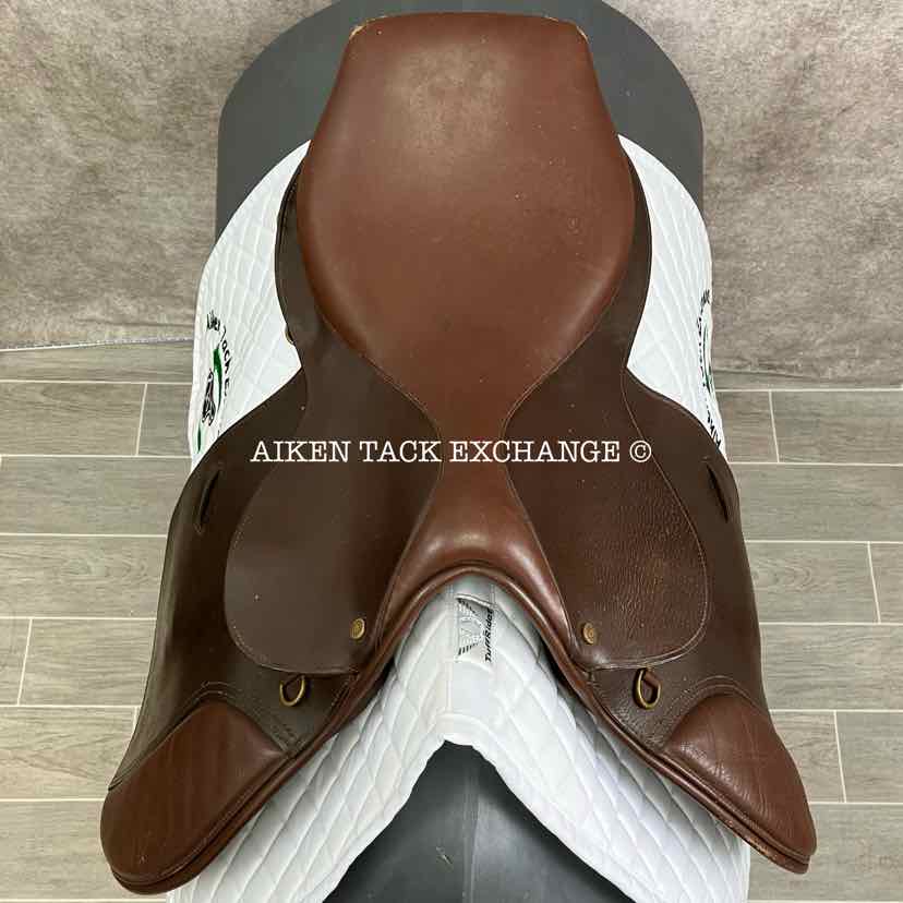 Lancers Close Contact Jump Saddle, 17" Seat, Medium/Medium Wide Tree, Foam Panels