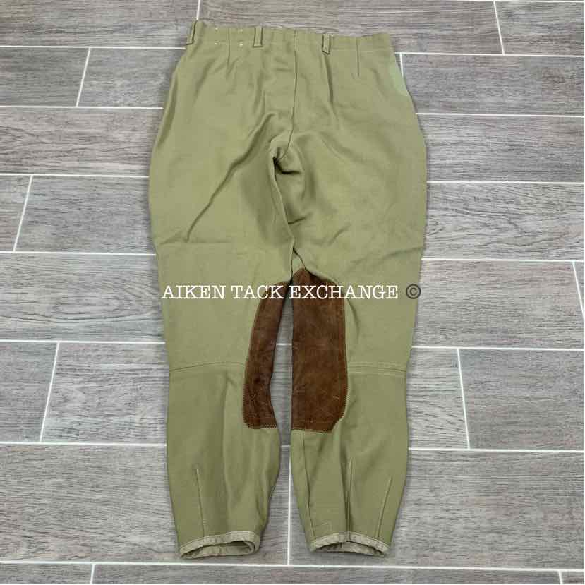 Tailored Sportsman Side Zip Knee Patch Breeches, Size 16