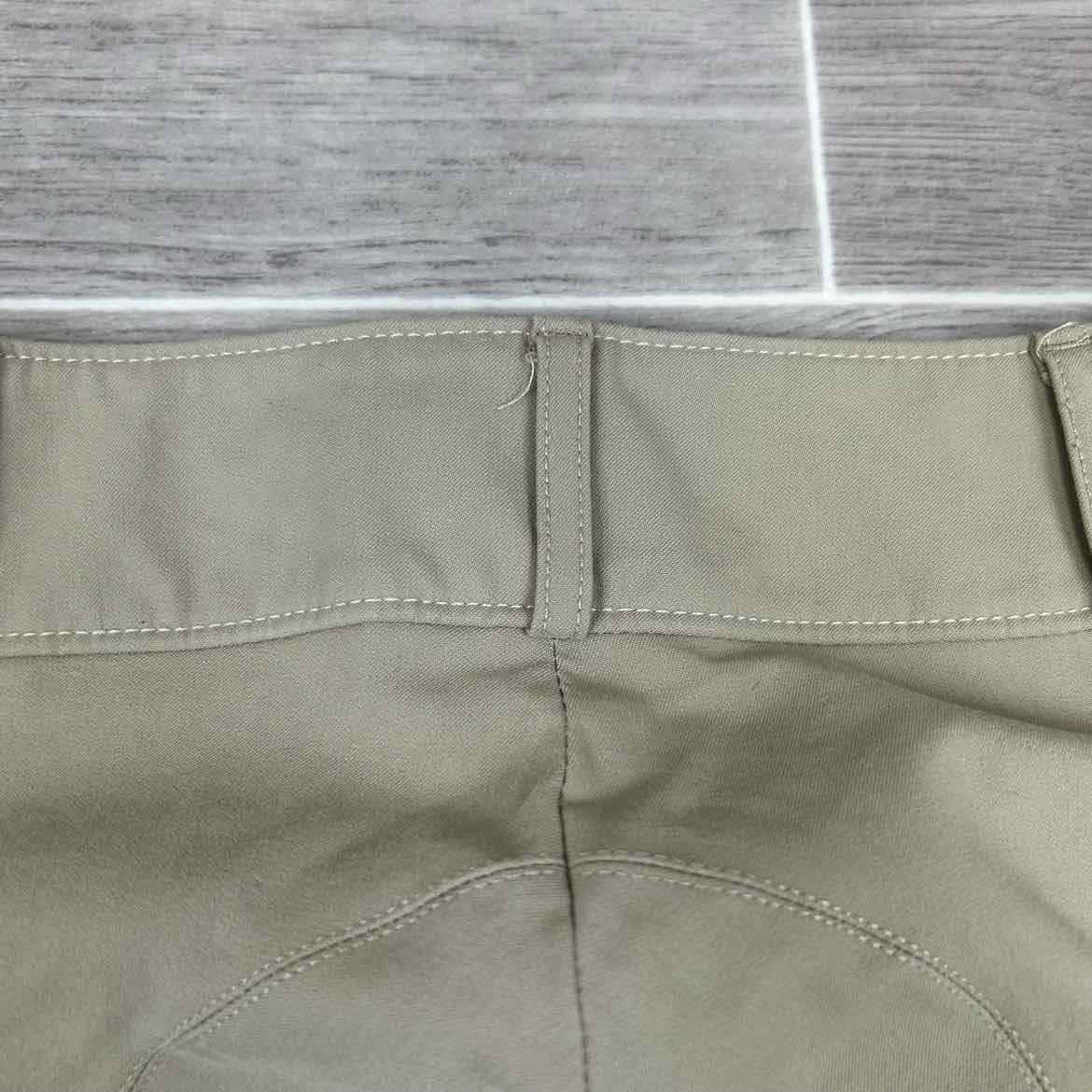 Tailored Sportsman Trophy Hunter Knee Patch Breeches, Size 24 R