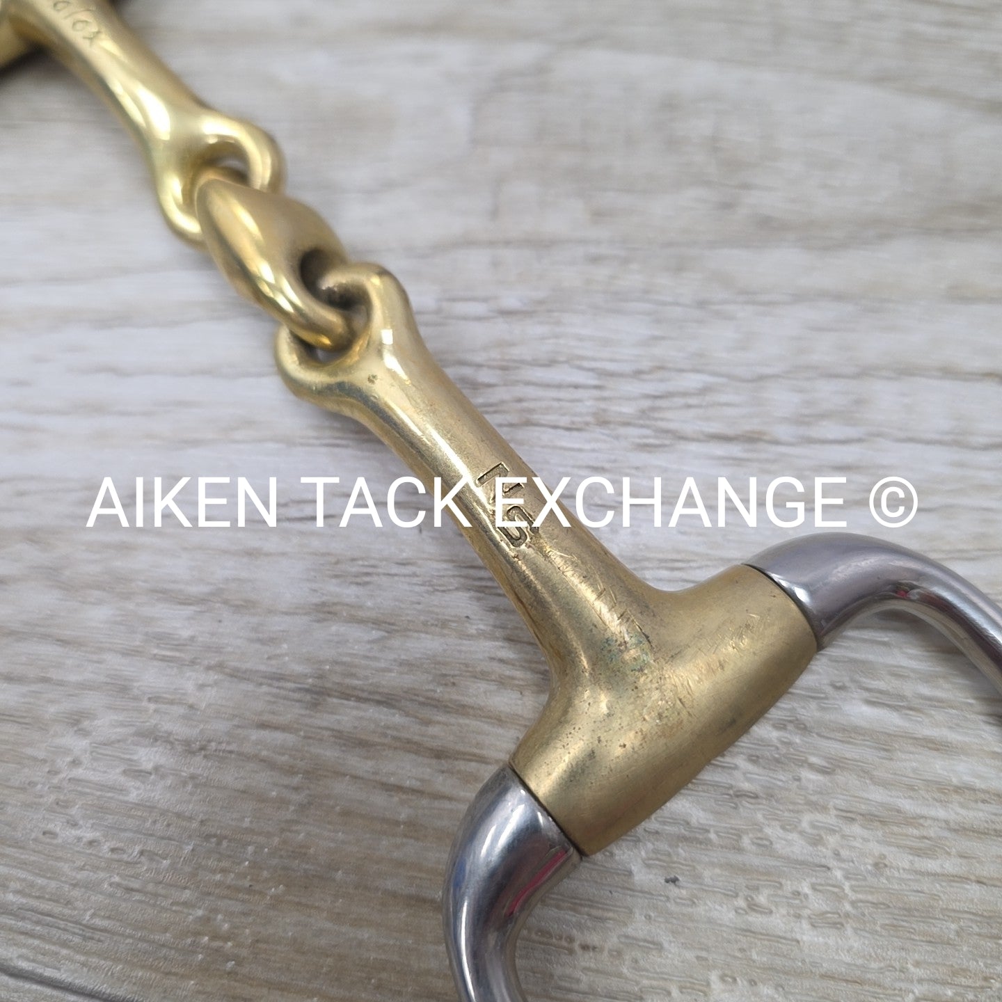 Neue Schule Tranz Angled Lozenge Eggbutt Bradoon Bit 4.75"