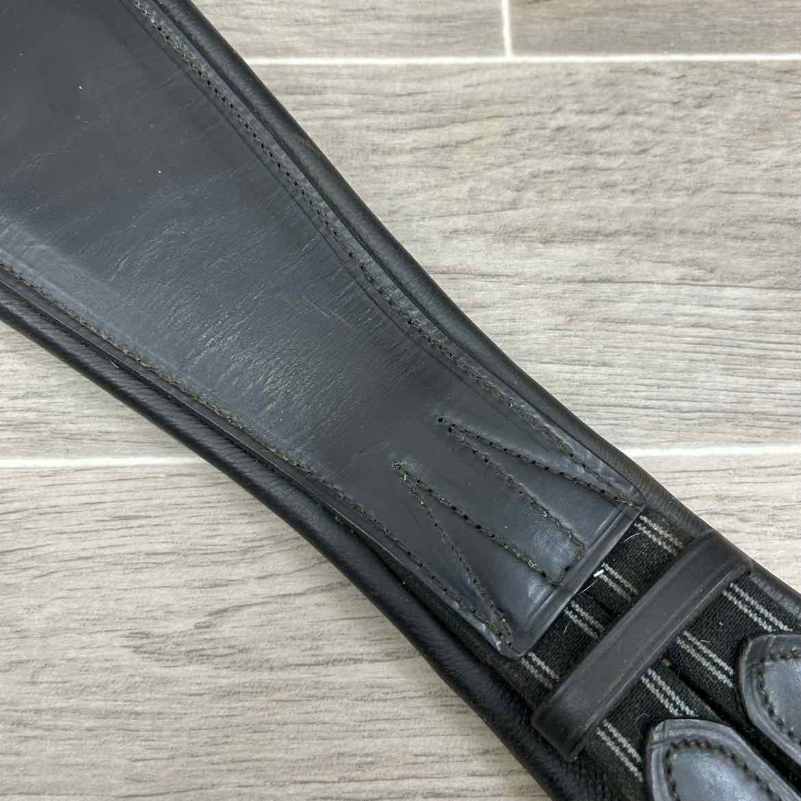 Leather Dressage Girth, Black, 28"