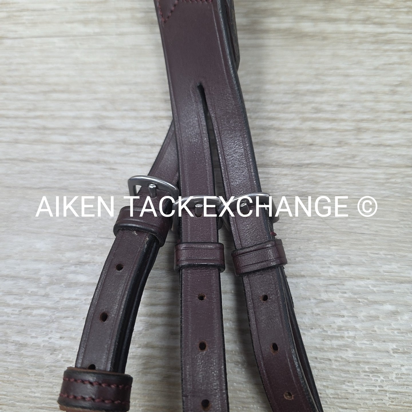 Artemis Equestrian Victory Bridle, Missing Browband, No Reins, Brown, Oversize