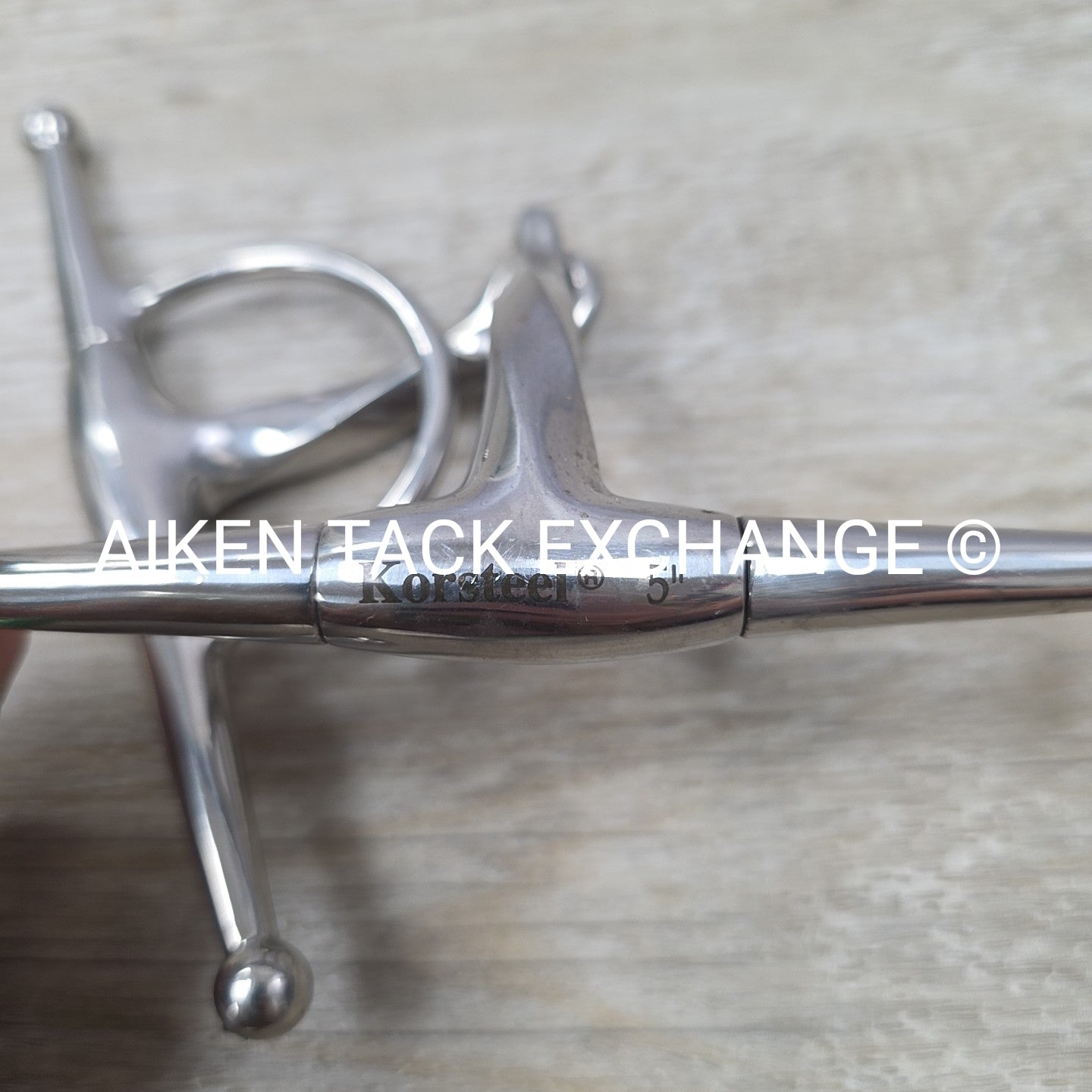 Korsteel Single Joint Slow Twist Full Cheek Bit 5"