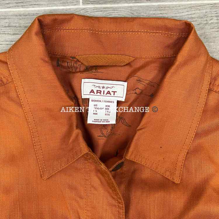 Ariat Long Sleeve Button Down Shirt, Size XX-Large (has blemishes)