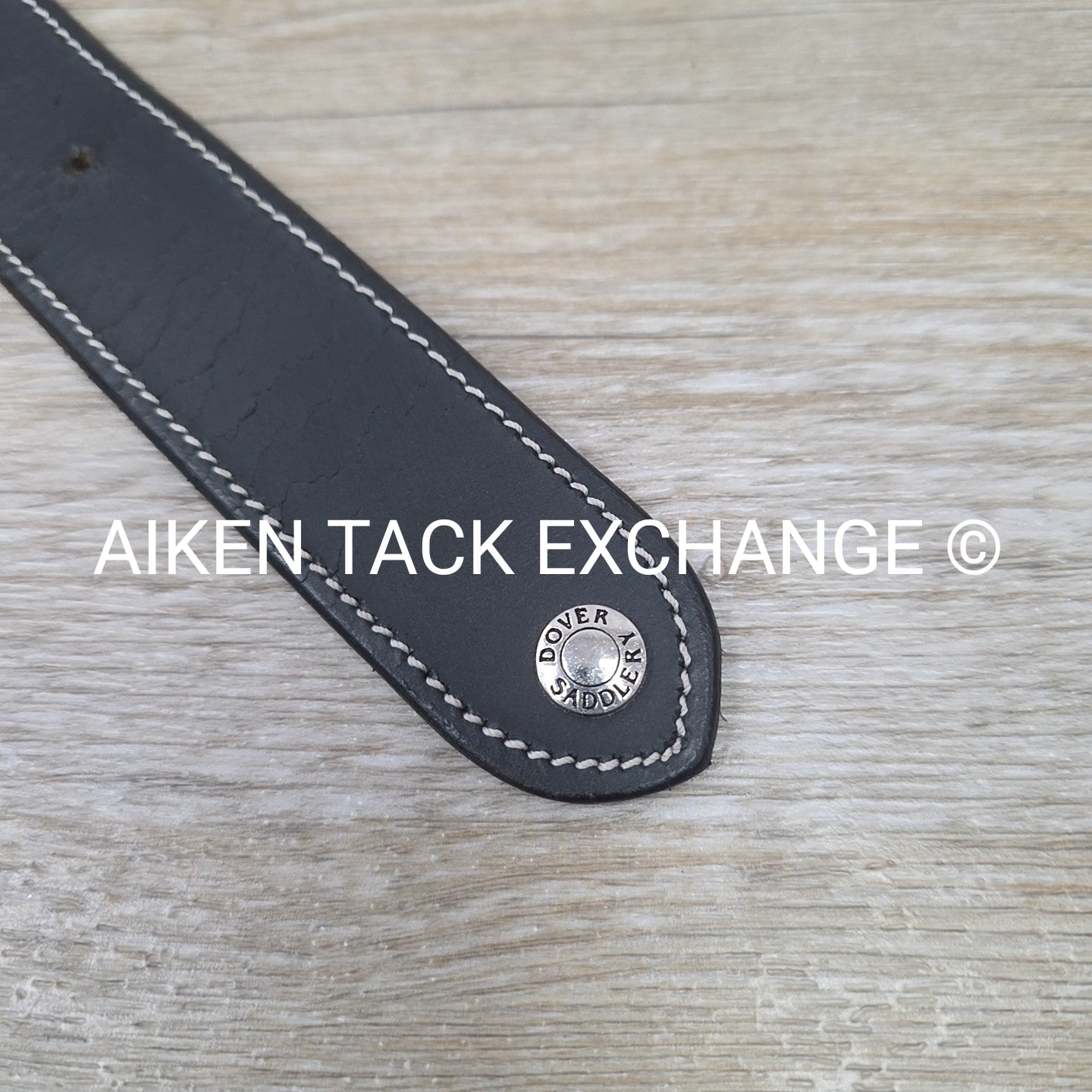 Dover Saddlery Fancy Stitched Belt, Black, 28