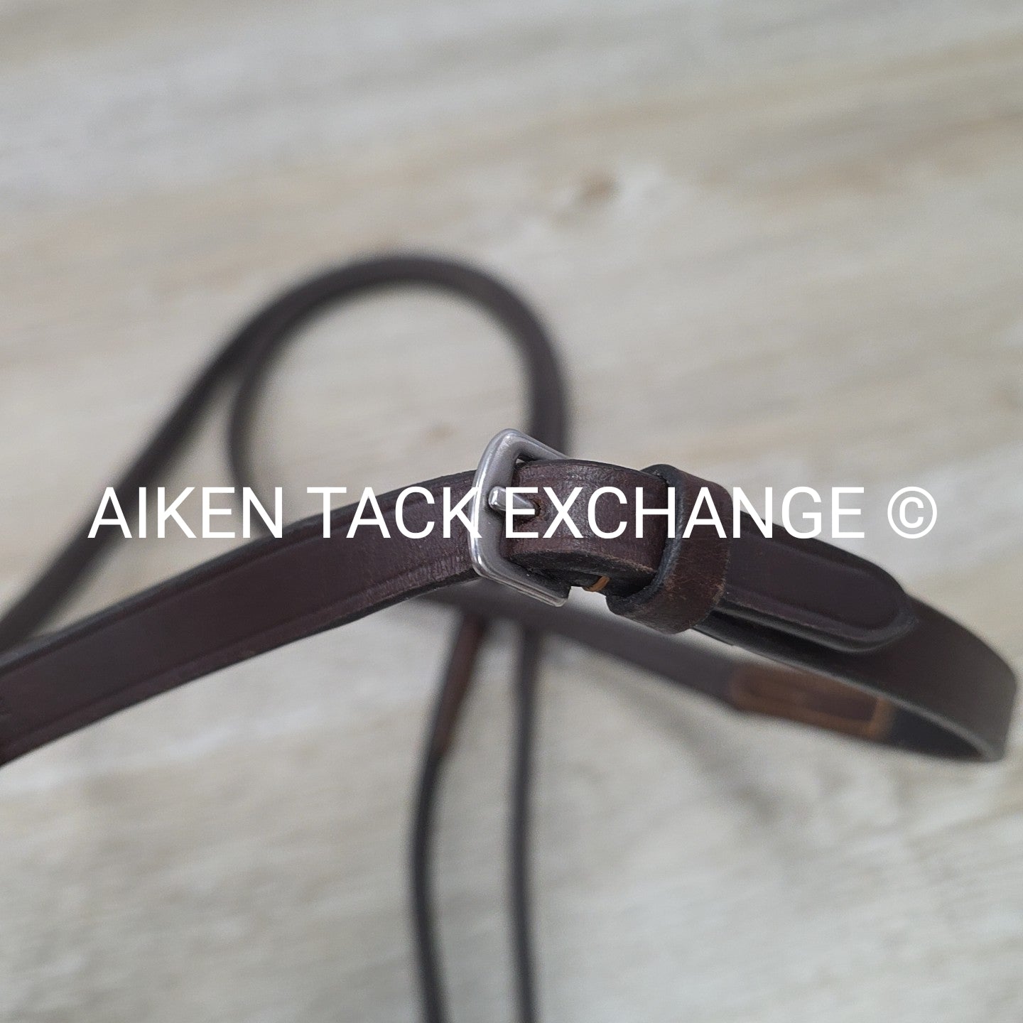 Bobby's English Tack Rubber Reins, Brown, 54"