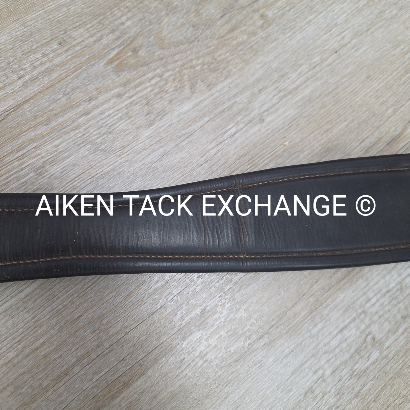 Harmohn Kraft Americana Leather Girth with Elastic on One Side, 52"