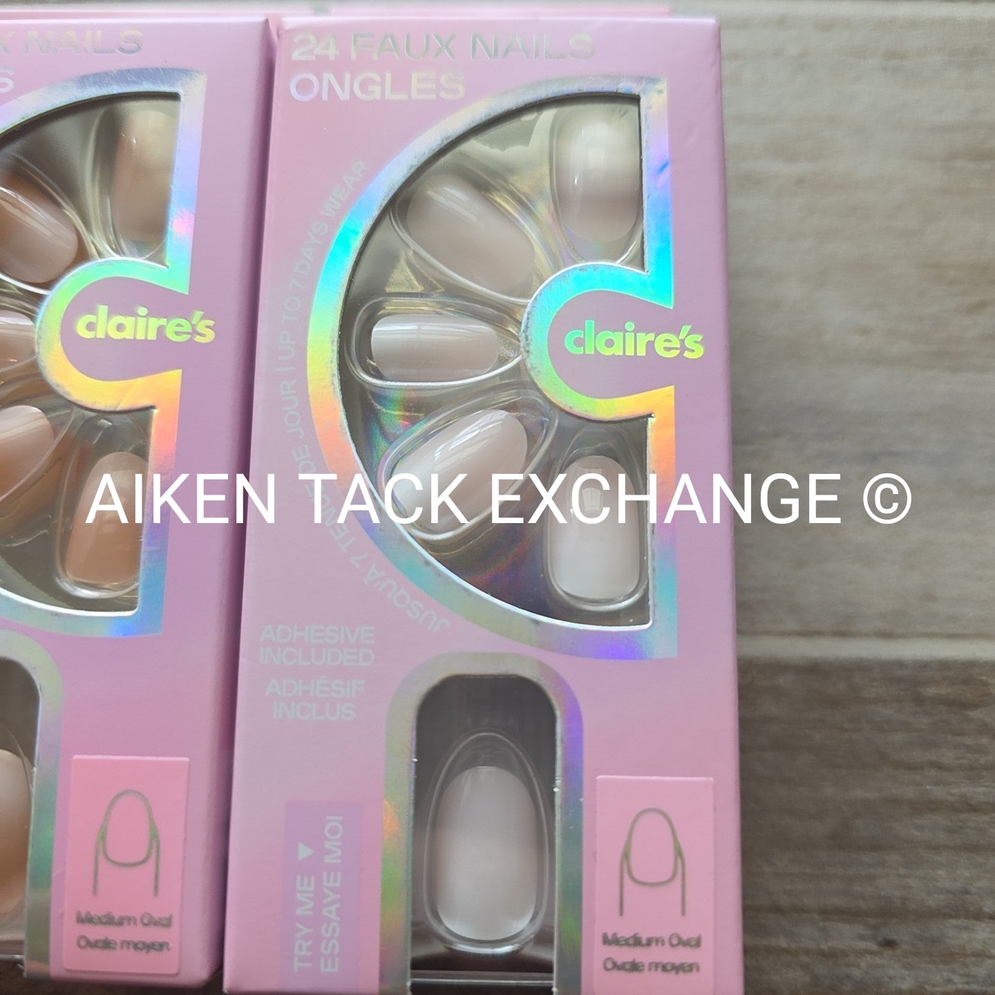Claire's Press-On Nails (2 Sets) - 24 Count Each (48 Total)