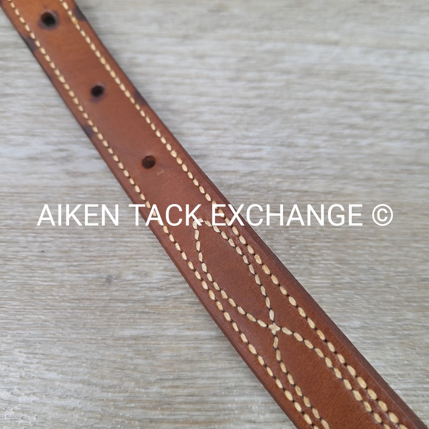 Stitched Replacement Halter Crown Piece, Brown, Size Full