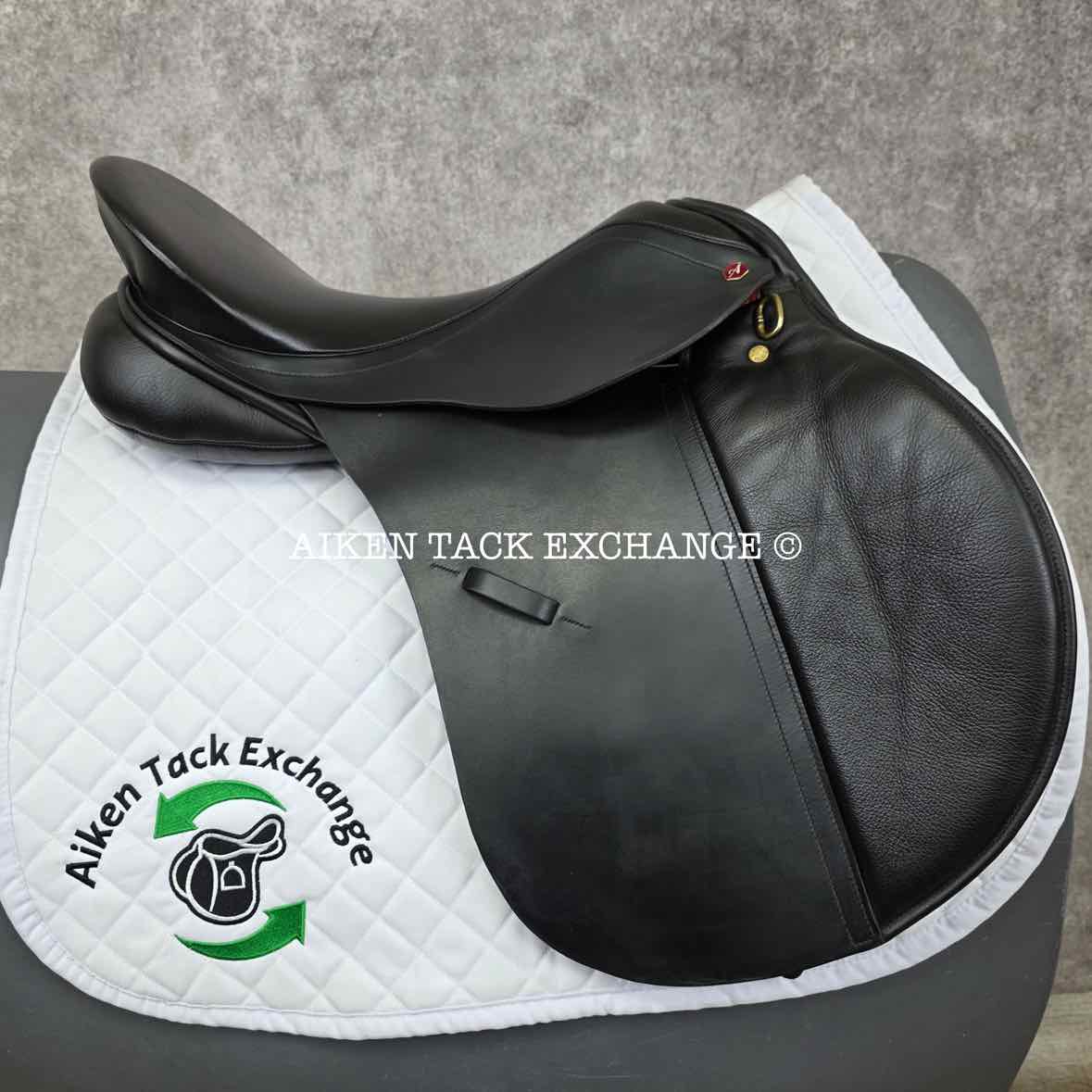 Albion Legend K2 All Purpose Saddle, 17.5" Seat, Adjusta-Tree: Set to Wide, Wool Flocked Panels