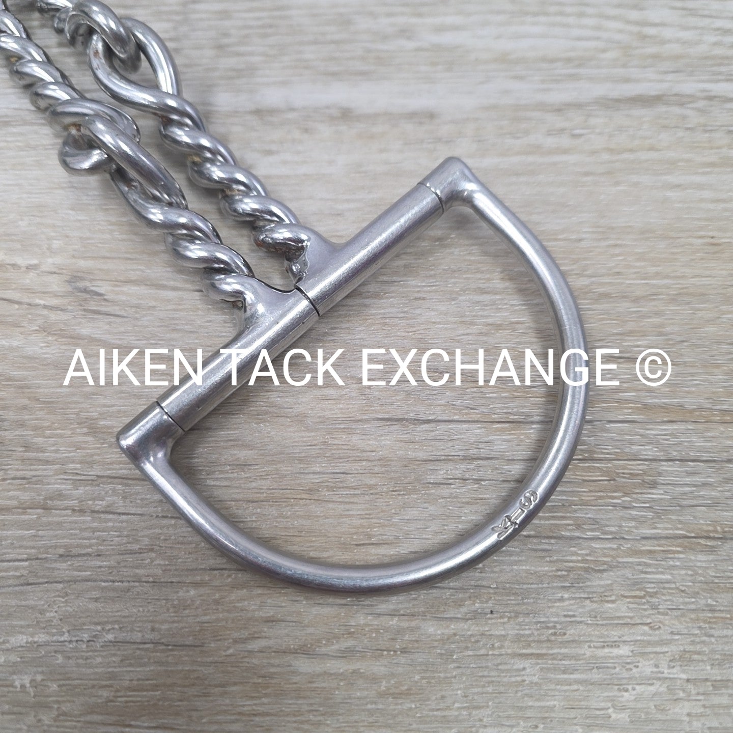 KTS - Kocher Tack Shop Double Twisted Wire D-Ring Bit, 5"