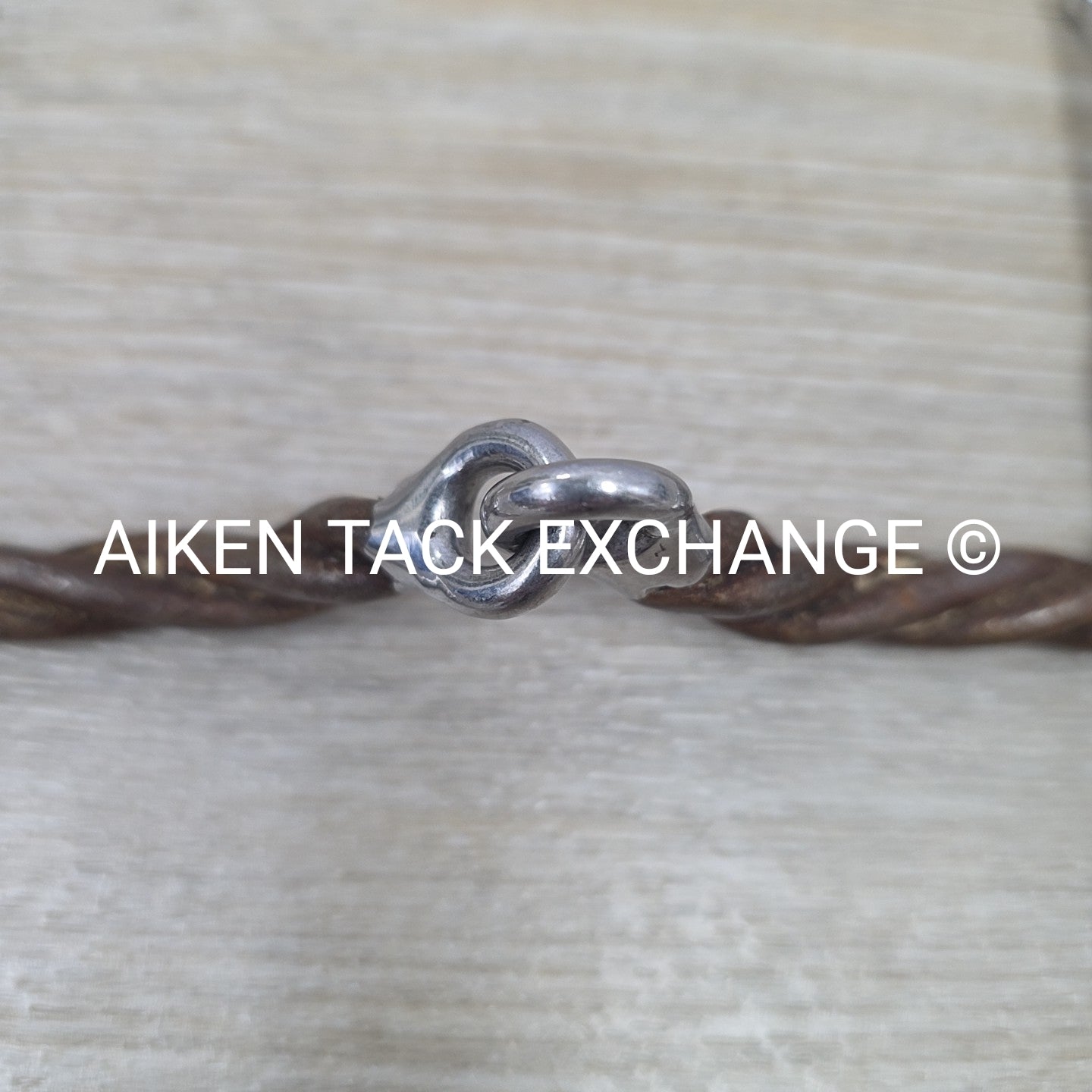 Myler Single Joint Copper Twisted Wire Full Cheek Bit 5"