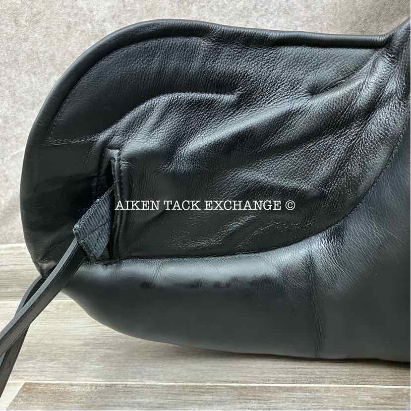 2023 Bliss of London Paramour Monoflap Dressage Saddle, 17" Seat, Short Flap, MW/W Tree, Wool Flocked Panels