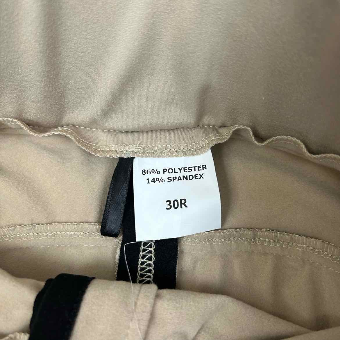 Sync Equestrian Winter Bliss Fleece Lined Full Seat Breeches, Size 30 R