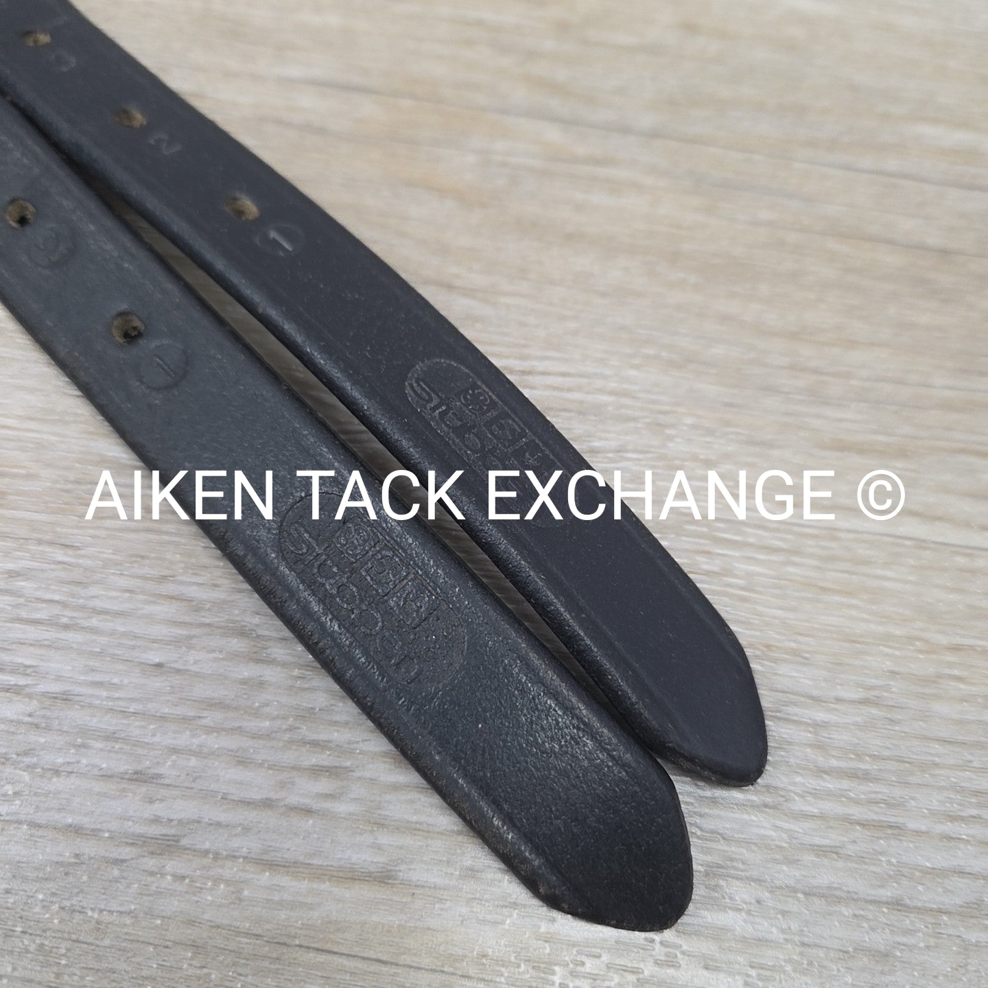 Stubben Stirrup Leathers, Black, 60"