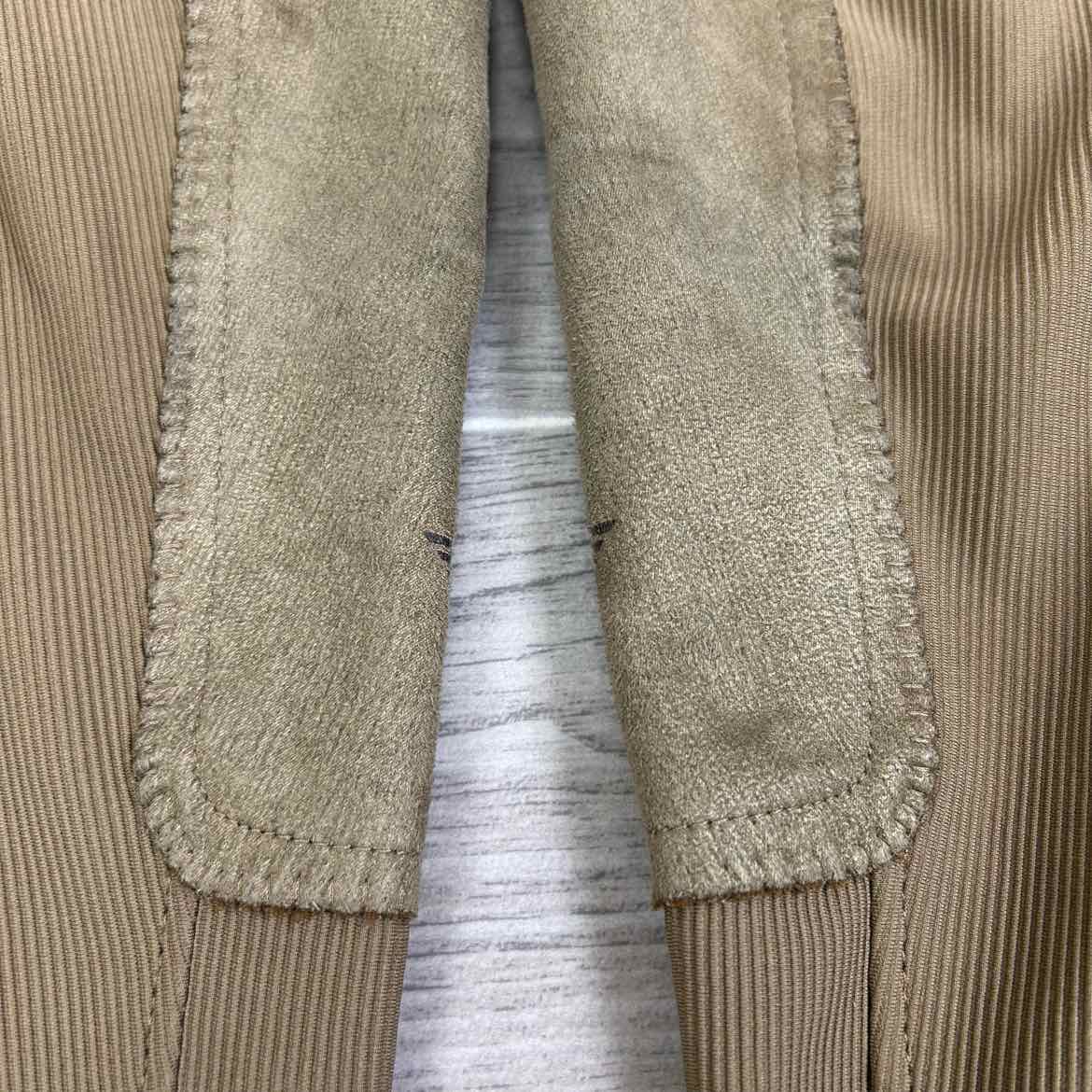 TuffRider Ribbed Full Seat Breeches, Taupe, Women's Size 26 R