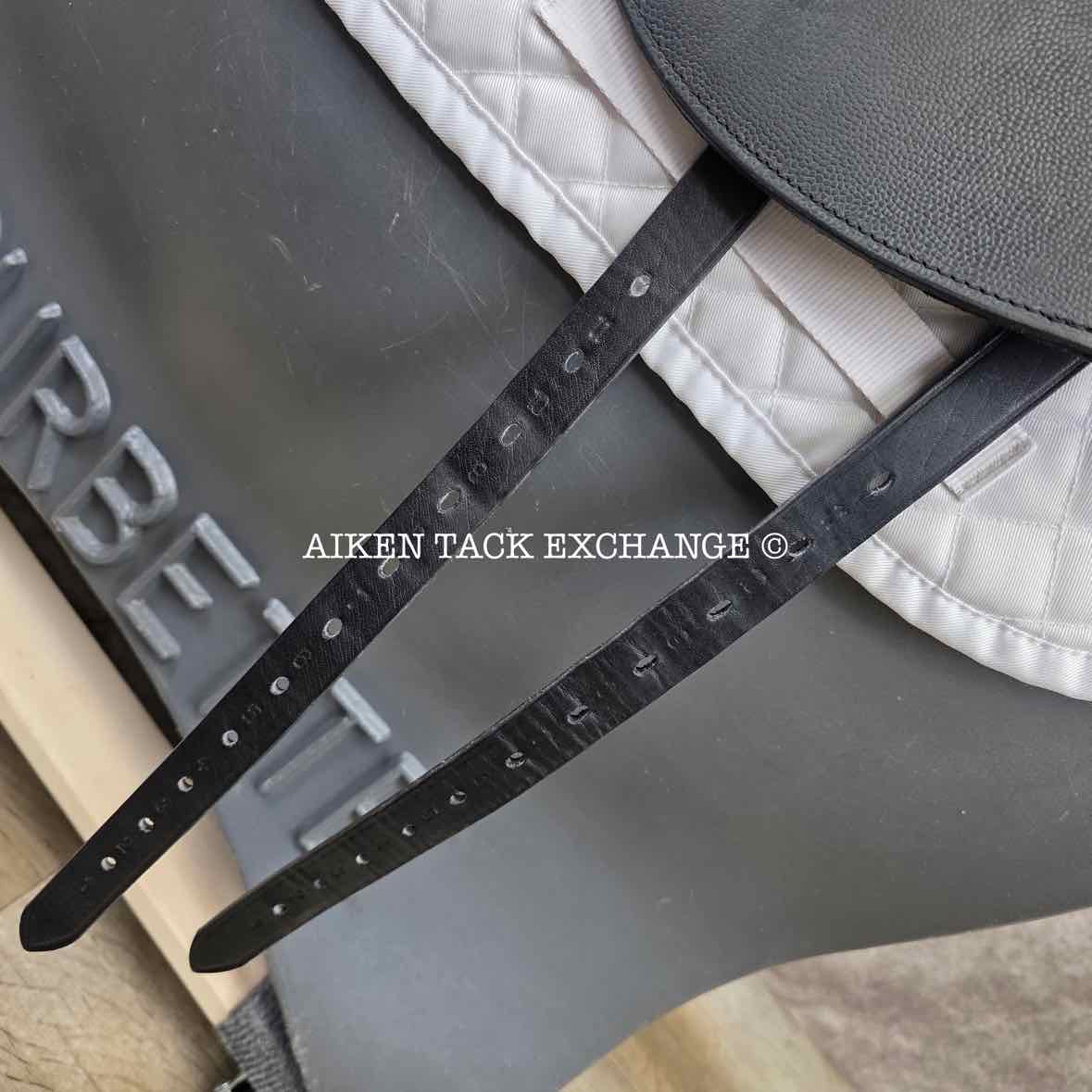 2022 Custom Saddlery Icon Coda Monoflap Dressage Saddle, 17" Seat, Adjustable Tree, Wool Flocked Panels