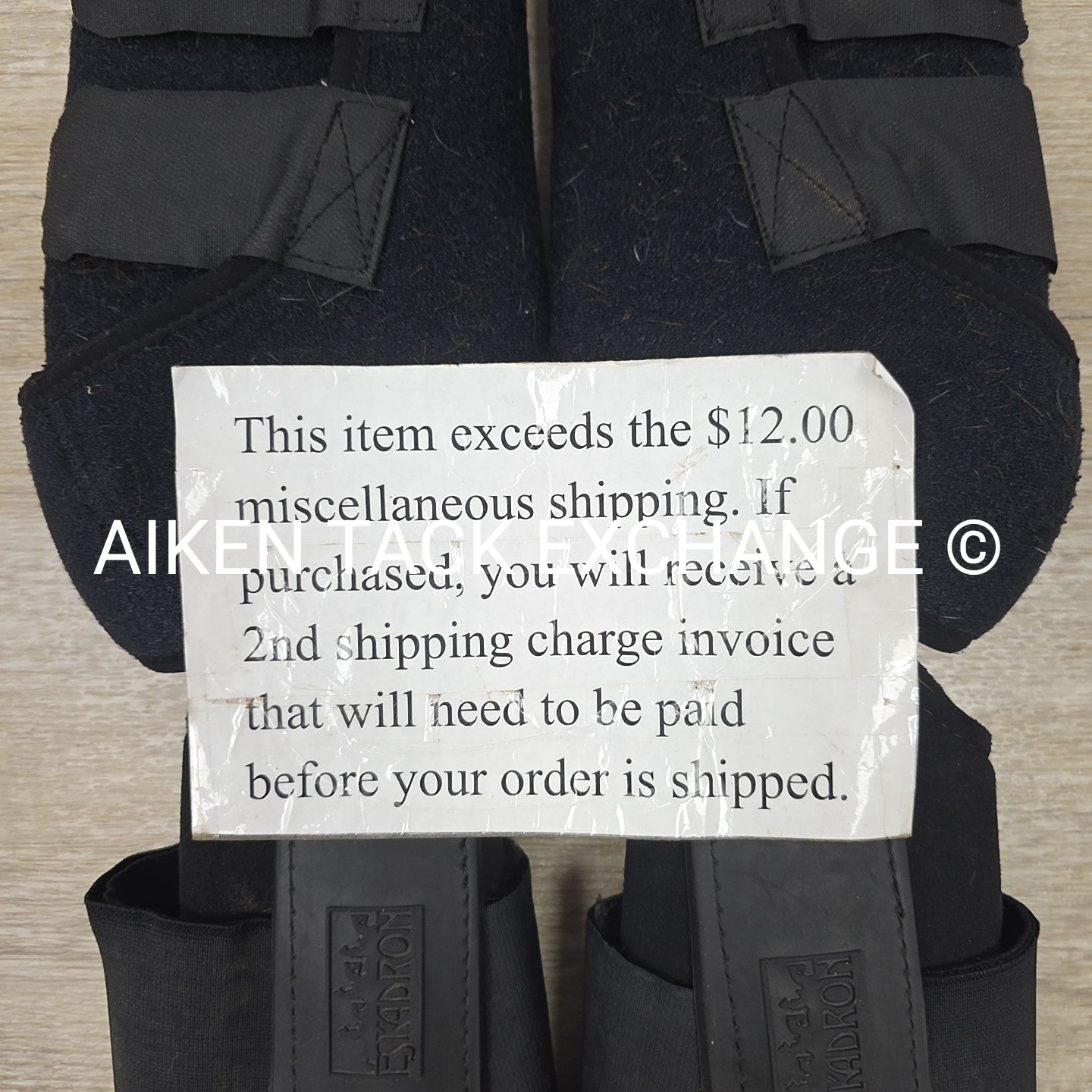BARGAIN BUNDLE: Eskadron Brushing Boots, Medium & Back on Track Exercise Boots,