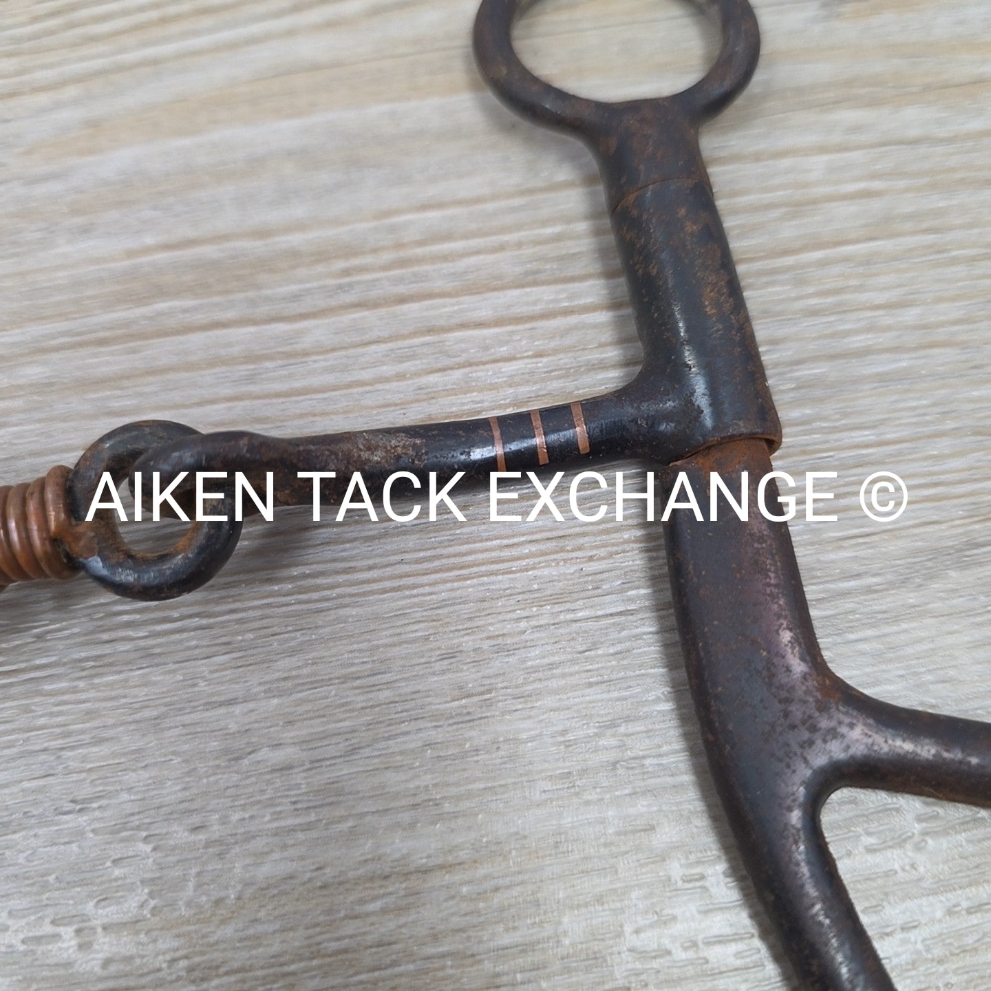 Sweet Iron Copper Wrapped Dog Bone Argentine Bit 5"