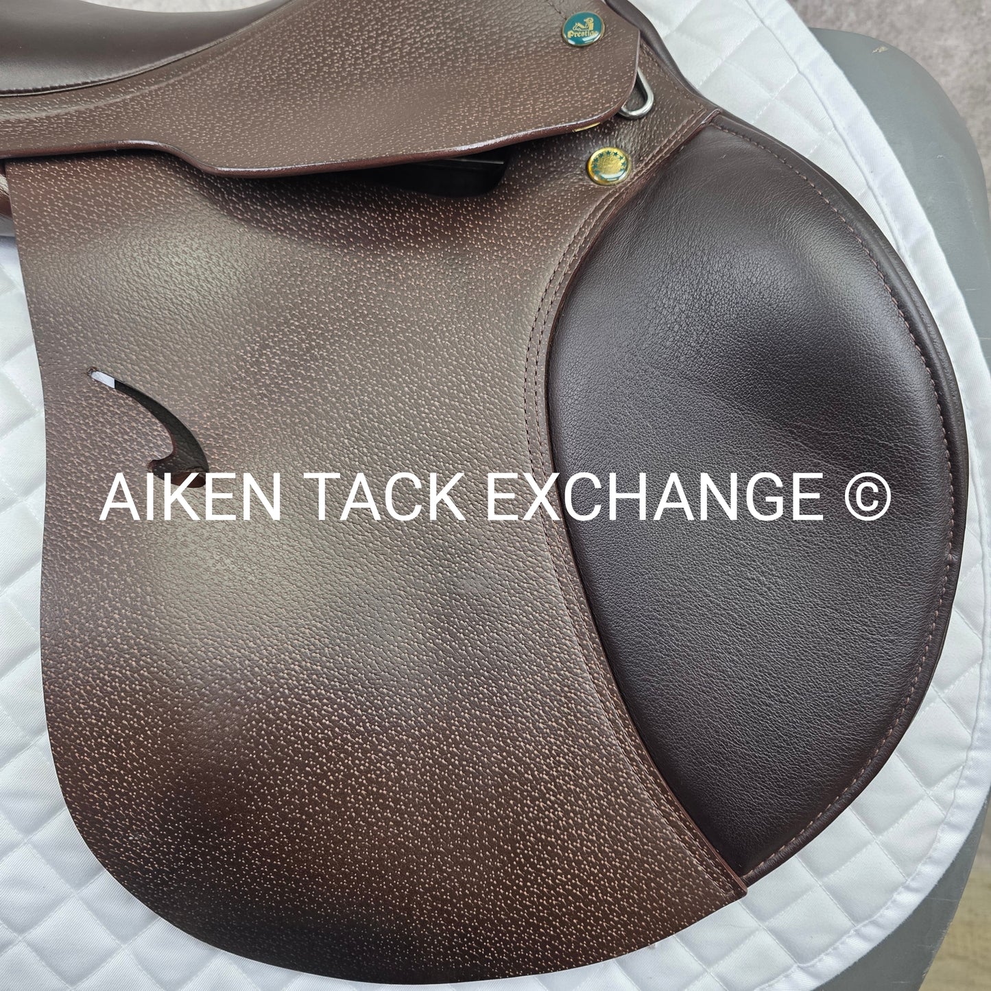 2017 Prestige Roma Jump Saddle, 18" Seat, 33 Tree - M/MW, Wool Flocked Panels