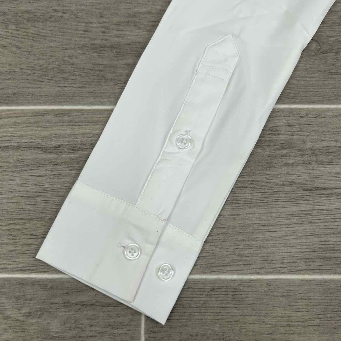 Ovation Elegance Long Sleeve Show Shirt, White, Size Large