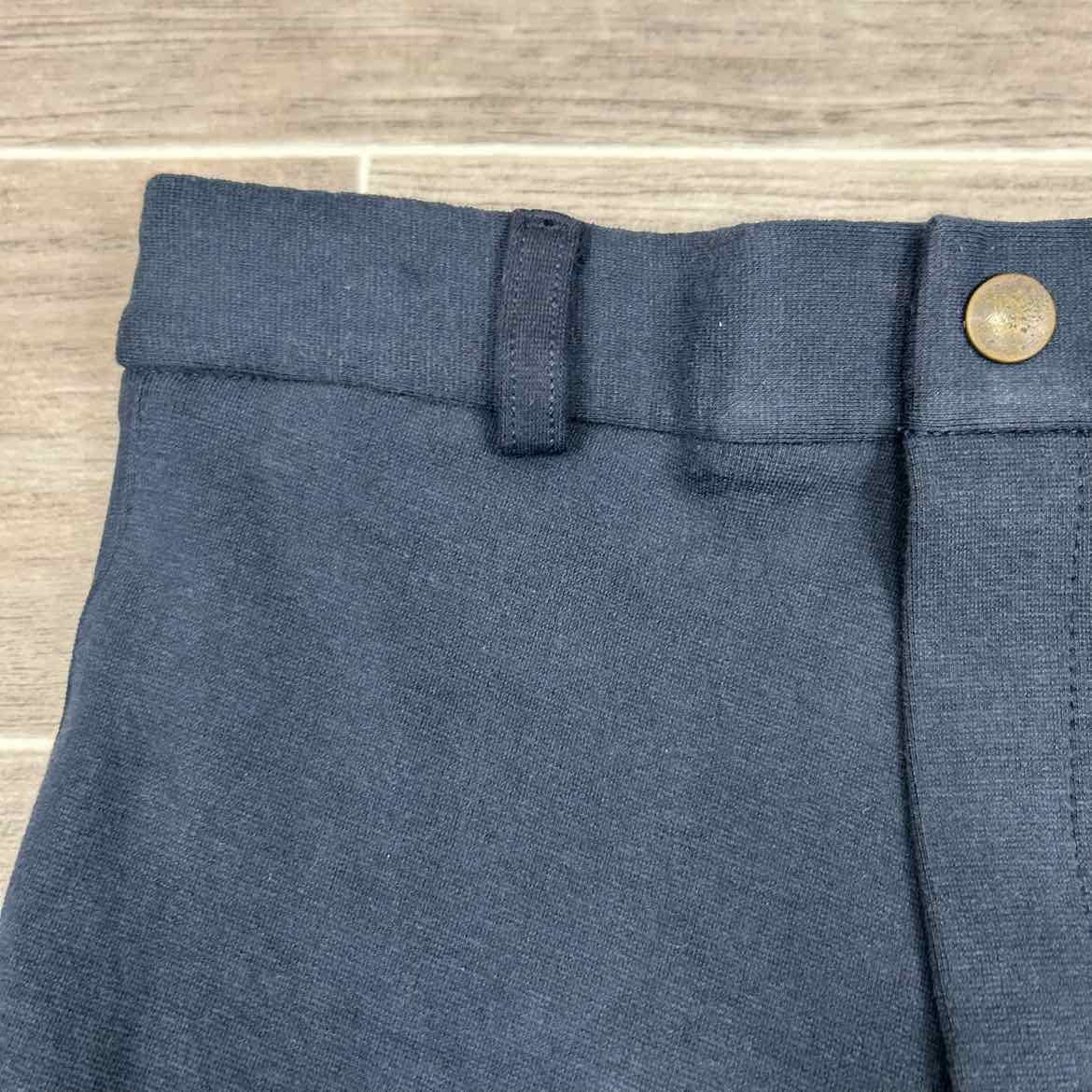 Eqituff Children's Knee Patch Breeches, Navy, Size 10, Brand New