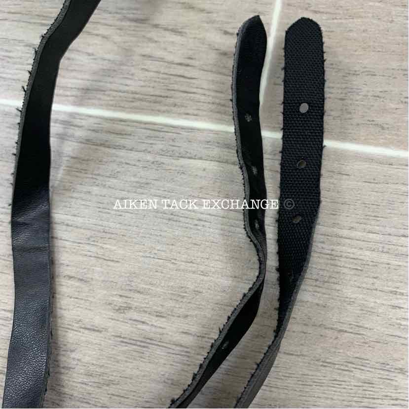 Garter Jodphur Straps, Black