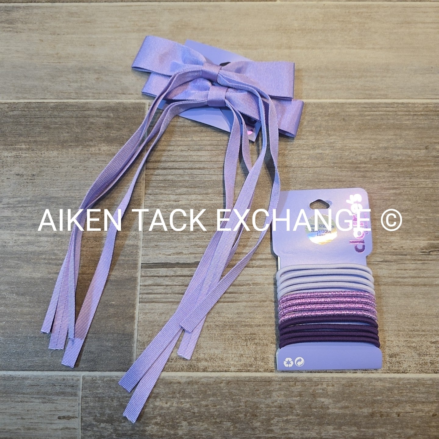 Claire's Hair Bundle - 1 Hair Tie Set, 2 Hair Clips