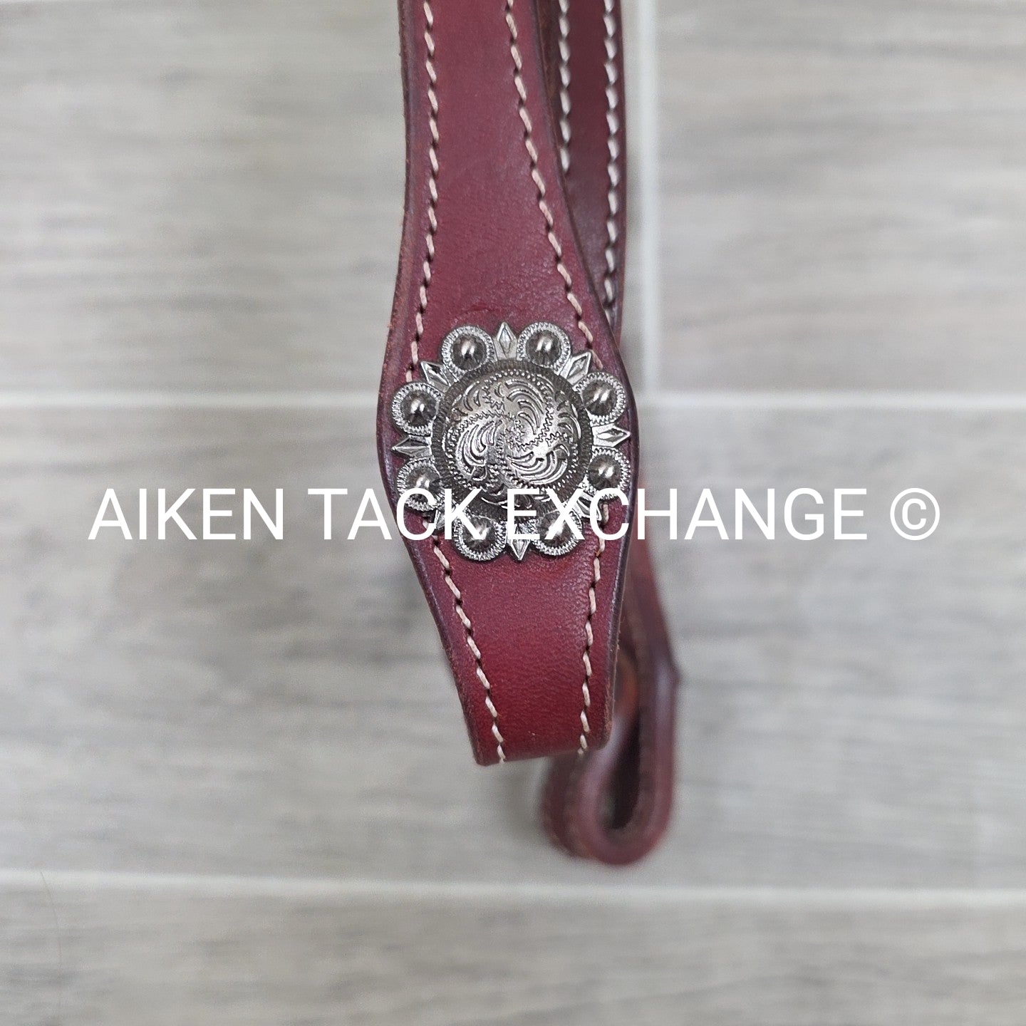 Tabelo Knotted Brow Headstall, No Reins, Brown, Size Full