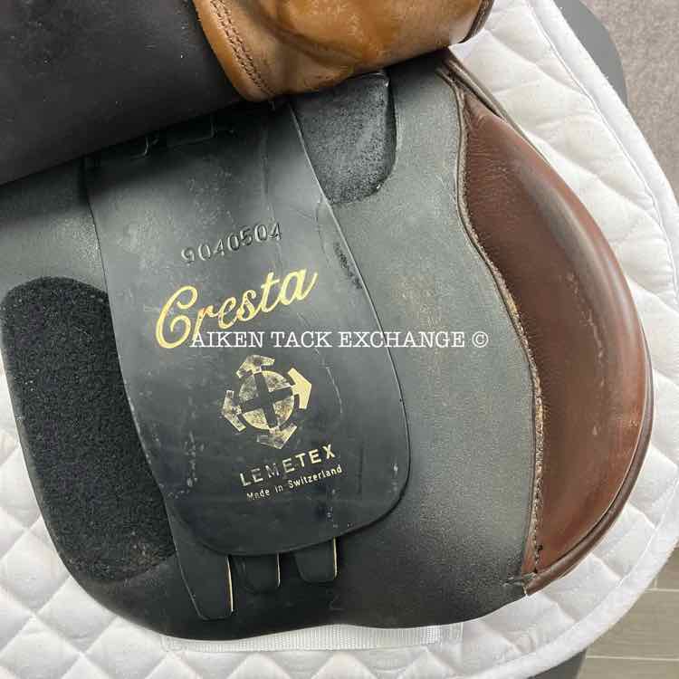 Courbette Lemetex Cresta All Purpose Jump Saddle, 17.5" Seat, Medium Tree, Foam Panels