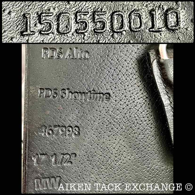 **SOLD** 2015 PDS Carl Hester Showtime Alto Dressage Saddle, 17.5" Seat, Adjustable Tree - Changeable Gullet, Wool Flocked Panels