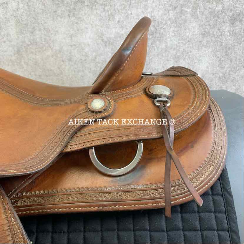 **SOLD** Ortho-Flex Western Saddle, 16" Seat, Wide Fit with Flex Panels