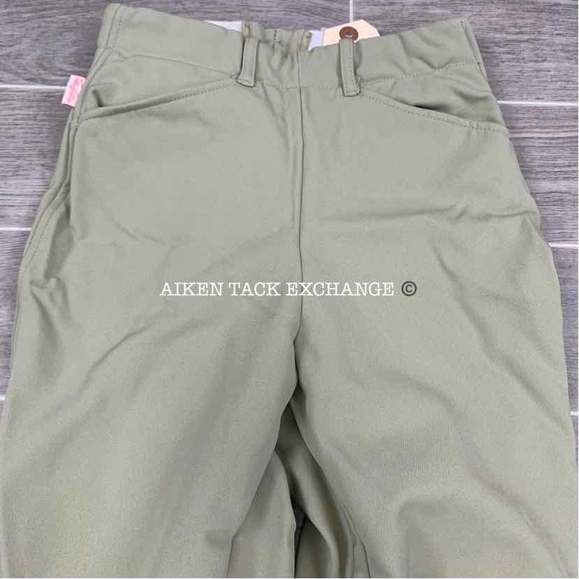 Tailored Sportsman Supreme Hunter Side Zip Knee Patch Breeches, Size 24 L